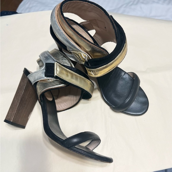 Maje | Shoes | Maje Wooden Heel Sz 7 - Picture 2 of 10